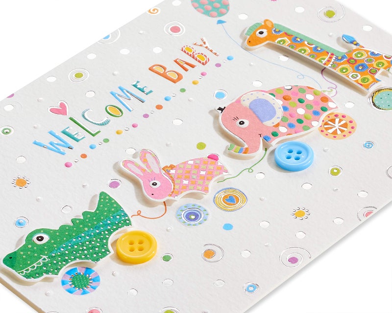 Papyrus New Baby Card â€“ Designed by House of Turnowsky (Welcome Baby) - Image 5